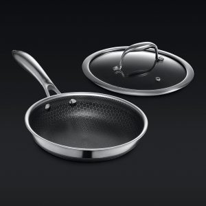 Hybrid Fry Pan with Lid. 8